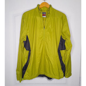 Callaway Weather Series Quarter Zip Windbreaker Men's Size Large Green